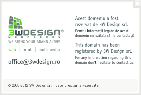 { Domeniu Rezervat | Reserved Domain }